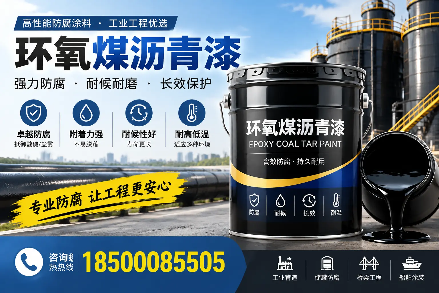 环氧煤沥青漆的施工方法与注意事项，确保在黄山顺利完成